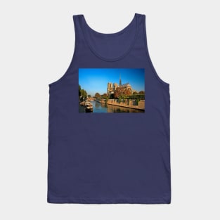 Notre-Dame and river Seine Tank Top